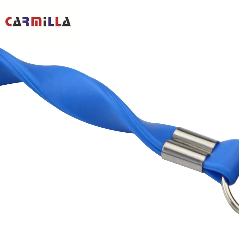 Для стайлинга автомобилей Силиконовые Автомобильный брелок для ключей женский