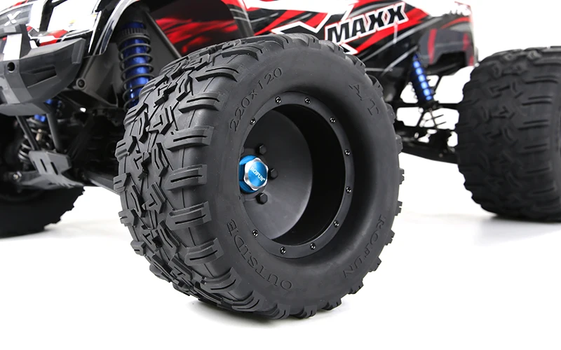 2 комплекта 1/5 MT ROFUN XLT грузовые колеса/диски/шины 86024X77076 мм 7773 для TRAXXAS X-Maxx-4 HSP VRX FG