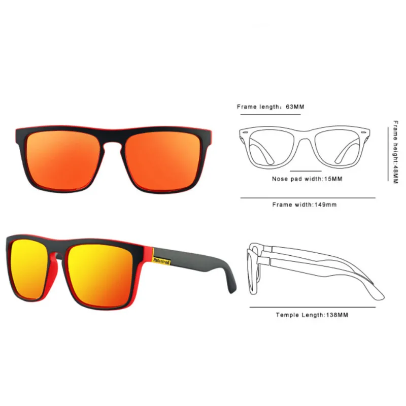 Солнцезащитные очки Мужские поляризационные для вождения в стиле ретро |