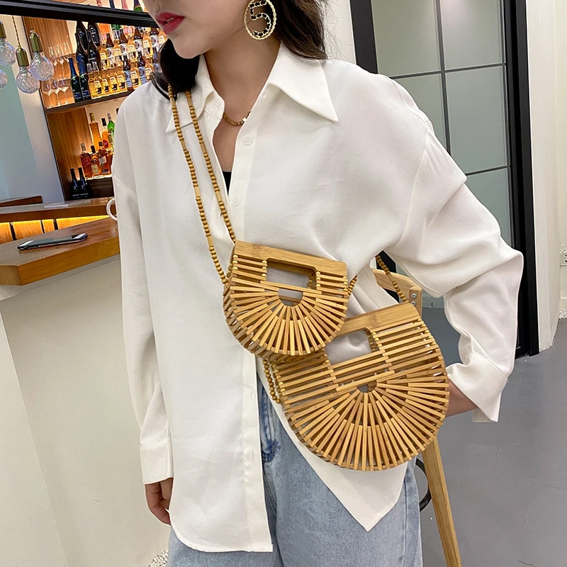 

OLSITTI Elegant Female Weave Tote bag 2021 Fashion New High quality Women's Designer Handbag Saddle bag Straw Beach Travel bag
