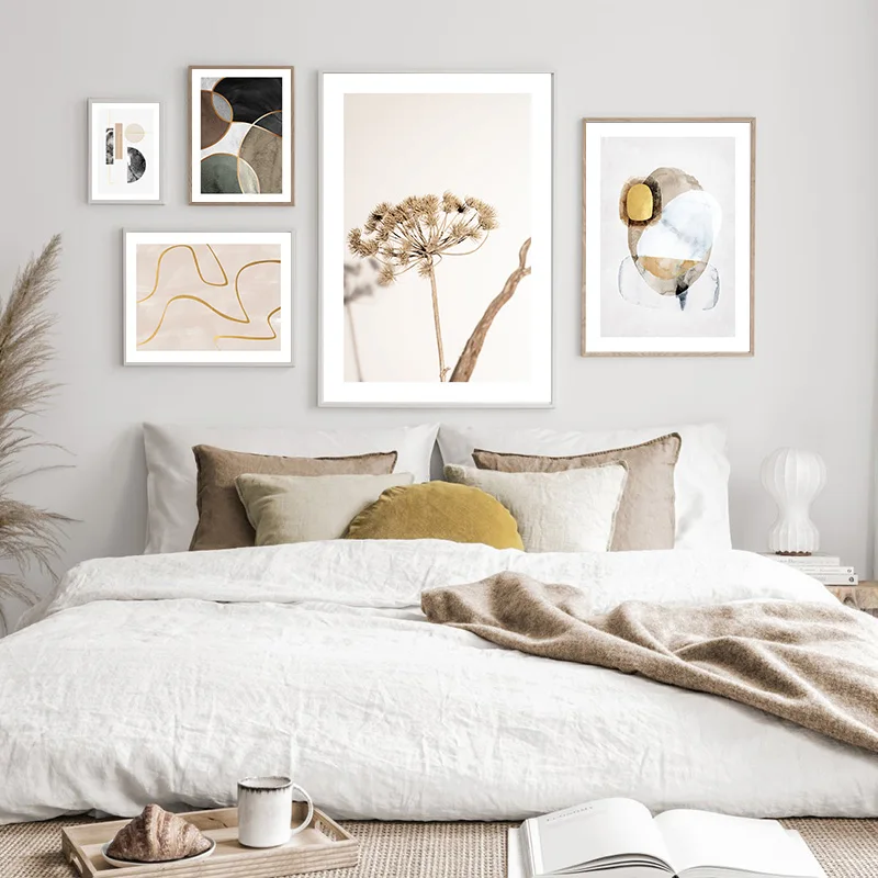 Современная Абстрактная Картина на холсте с плакат в скандинавском стиле