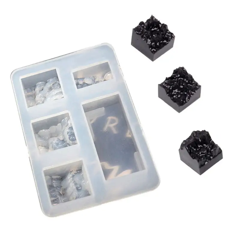 

DIY Hand-made Crystal Epoxy Glue Mold Broken Snow Mountain Silica Gel Mold U Disk Ocean Micro Landscape