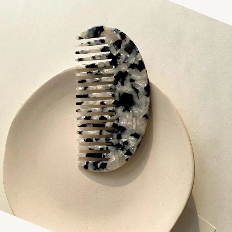 

1Pc Retro Print Hair Comb Hair Styling Anti-Static Straight For Salon Styling Women Girls Hair Hairdressing Brush Hair Tools