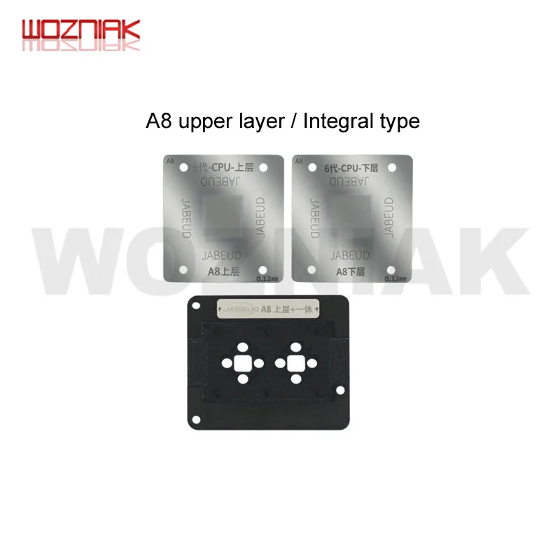A8 upper JABE UD для iPhone A8 A9 A10 A11 A12 Baseband cpu BGA трафареты с магнитной основой позиционирования - Цвет: A8 upper