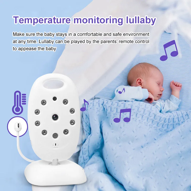 Baby Monitor Wireless  Monitor Color Security Video Wireless Baby Monitor Home Security Camera 2 Way Talk Night Vision