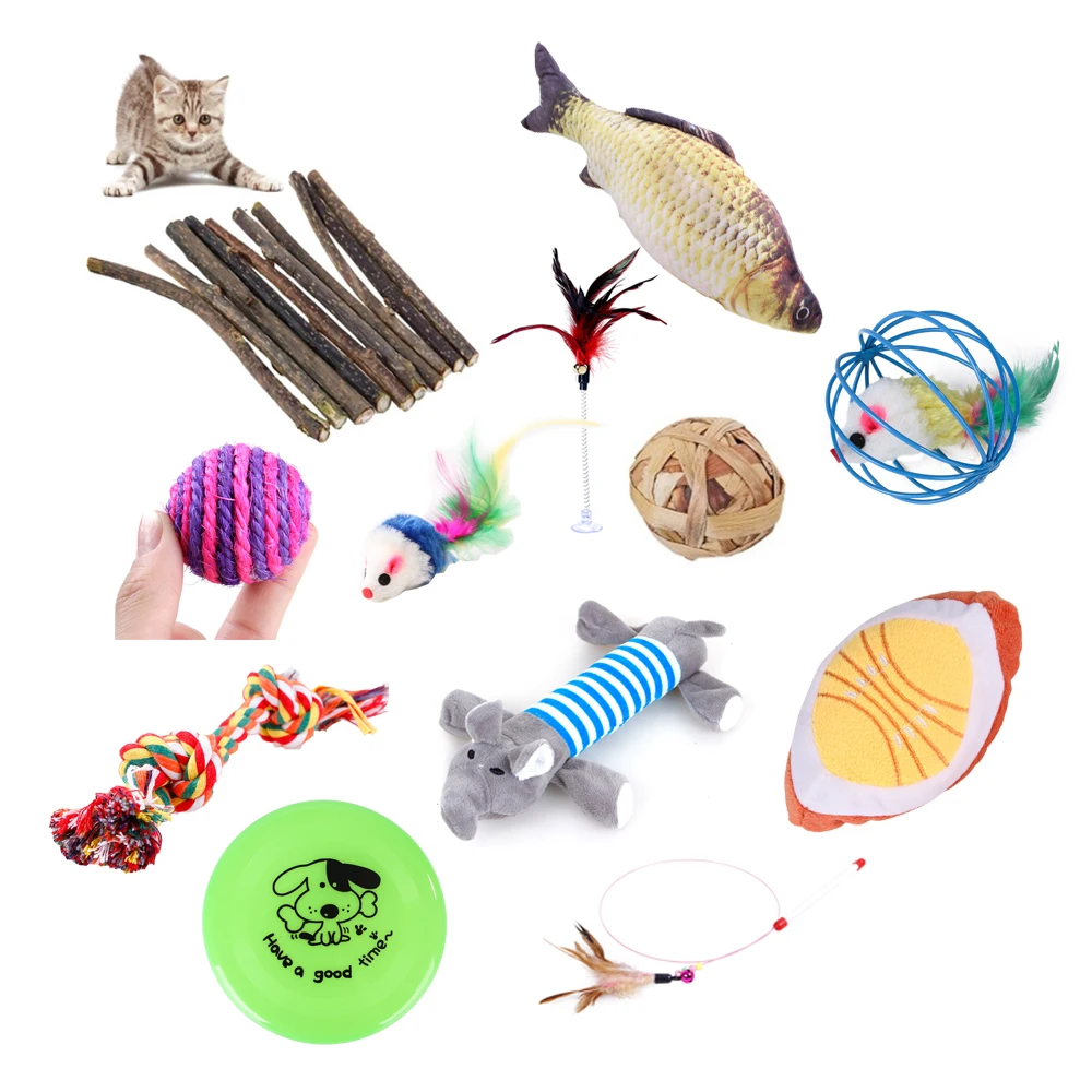 WH 2020 Hoting маленькие животные кролик мышь кошачья Рыбка трава шар игрушка анти