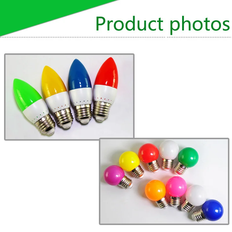 10 шт. светодиодный лампы E14 E27 3 Вт G45 C35 RGB светильник Красочный Свеча SMD 2835