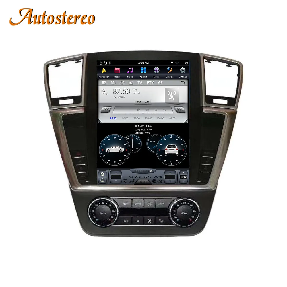 Для Mercedes-Benz GL ML W166 X166 Android радио 2012 - 2015 Tesla экран Автомобильный мультимедийный без