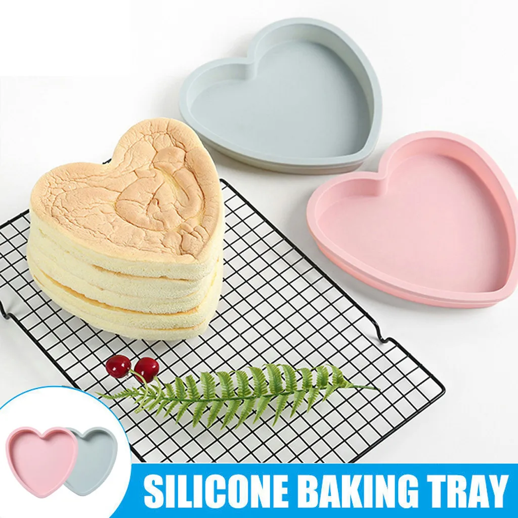 Большая форма сердца силиконовая для торта помадка украшения инструменты