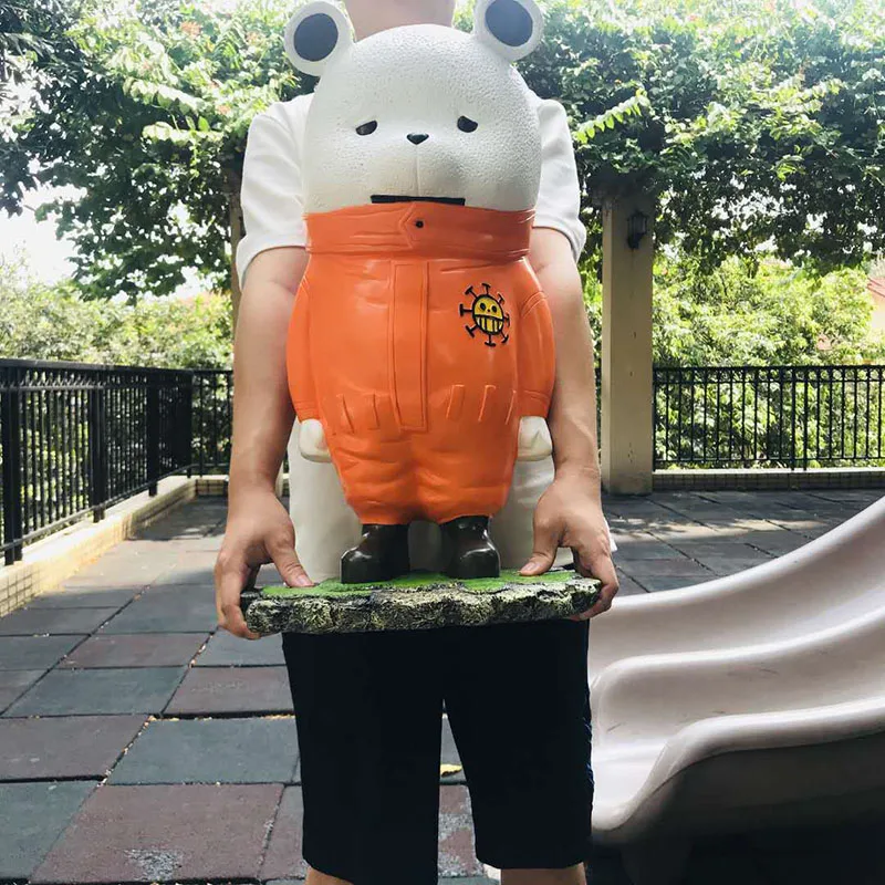 

60cm Anime ONE PIECE Bepo Bear GK Large Size 1/1 Resin Action Figure Collectible Model Toy Children Christmas Gifts