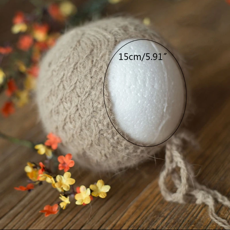 

Newborn Photography Props Baby Knit Hat Crochet Cap Infants Photo Costume Shooting Accessories