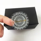 Винтажные узоры 80 шт.лот, белые кружева, золотые Самоклеящиеся уплотнения ручной работы, скрапбукинг, выпечка, подарки, декоративные наклейки