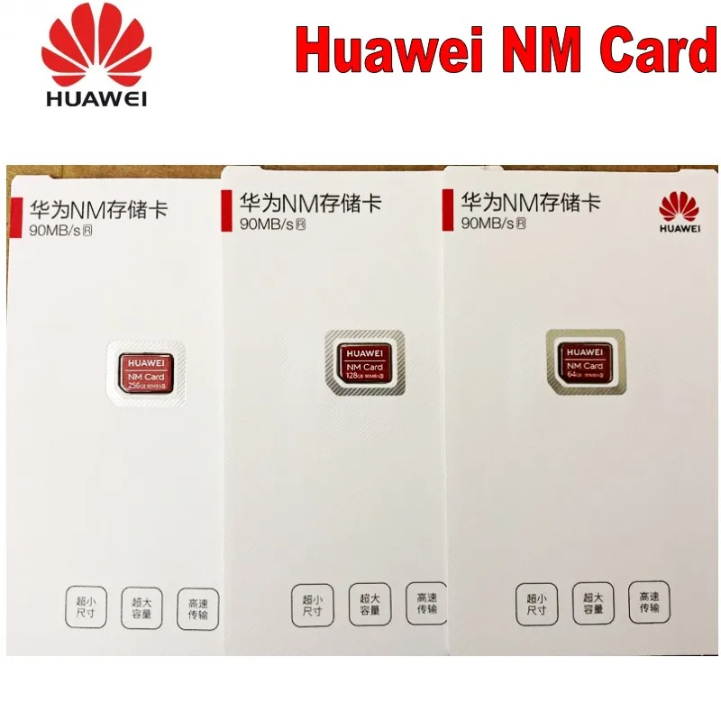 Оригинальная карта памяти Huawei NM нано 90 Мб/с 64 ГБ/128 ГБ/256 ГБ Mate30 Mate 30 Pro P30 Mate20 X 5G Nova 5