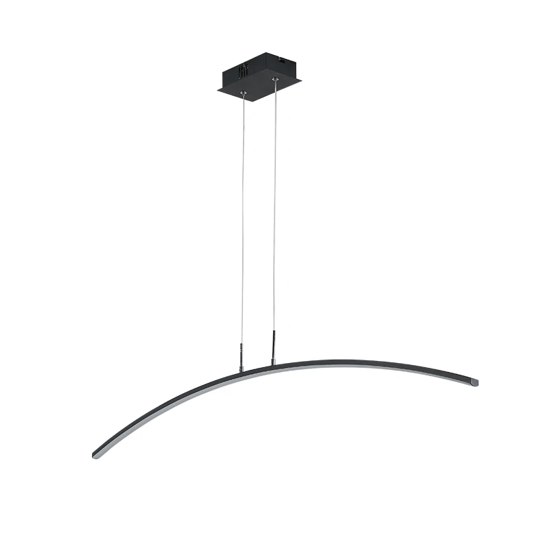 

Home LICAN Modern Pendant Chandelier Lighting for Office Dining Living room Kitchen home decor Lustre LED light Black Chandelier