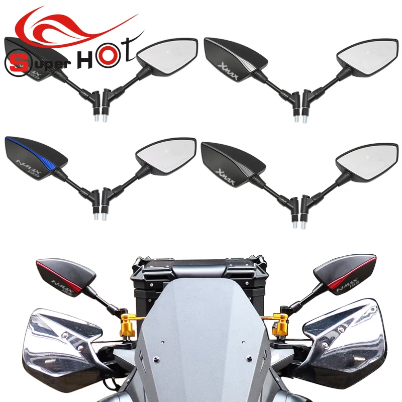 

For YAMAHA NMAX155 XMAX300 XMAX250 N-MAX NMAX 155 XMAX 300 250 Motorcycle Accessories Rear View Rearview Mirrors Side Mirror