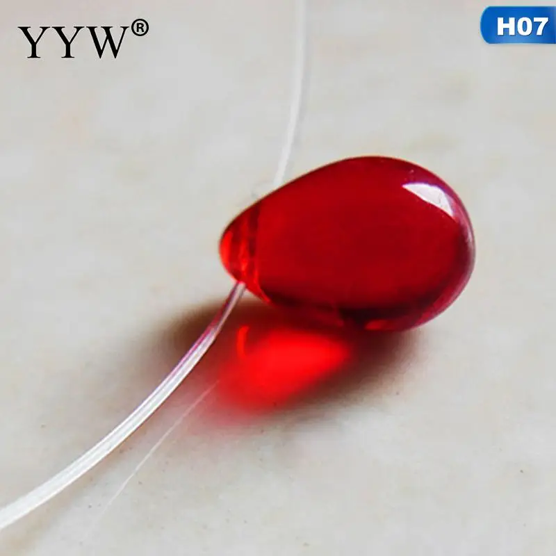 ПВХ шнур ожерелье с лэмпворк модное прозрачное красные Ювелирные изделия & для