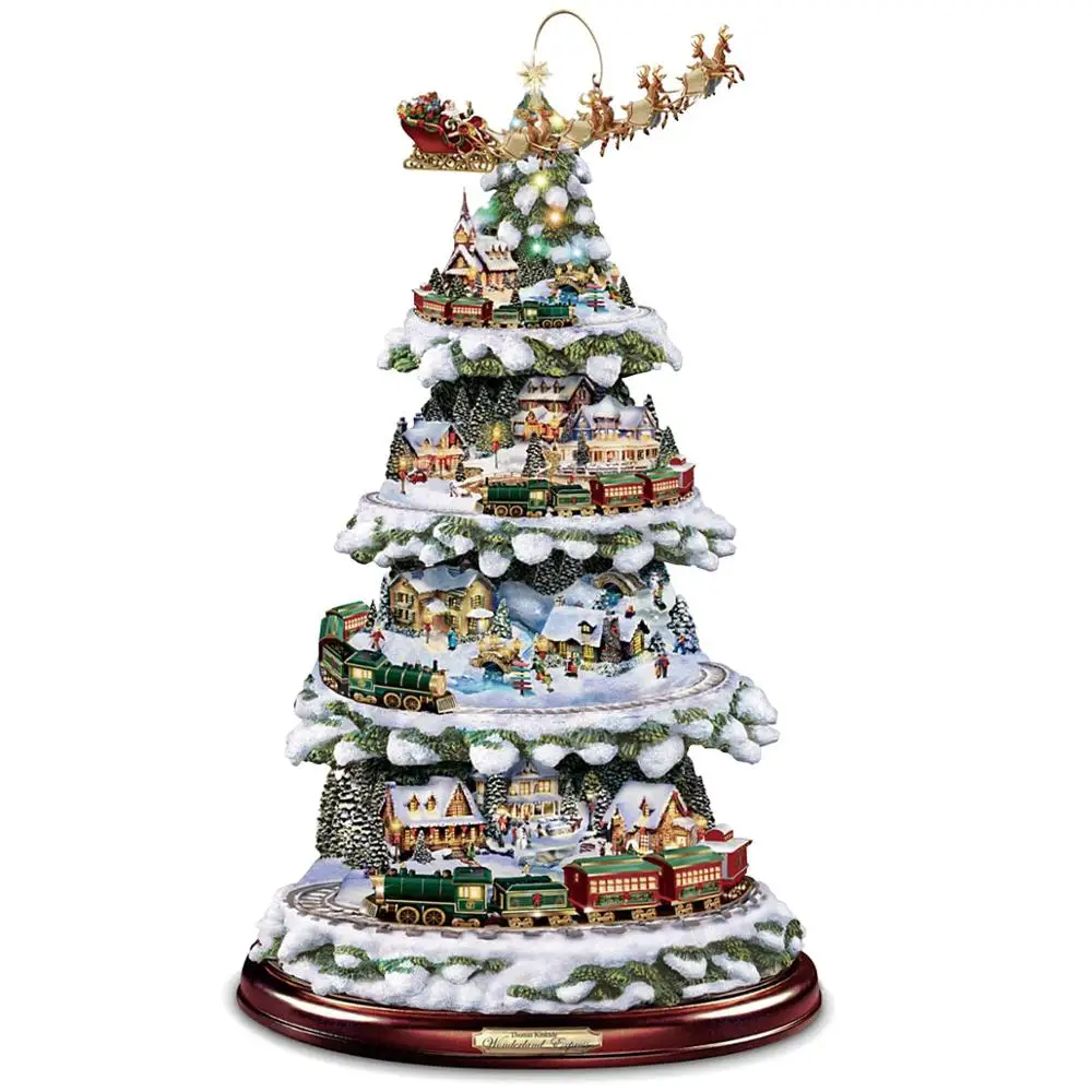 Хрустальная Рождественская елка рождественские украшения настенные наклейки