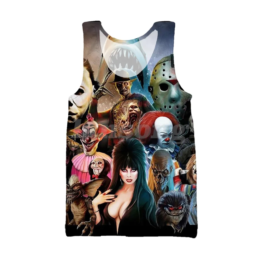 Футболка с 3d принтом монстров из фильма ужасов/толстовка/худи/брюки модная