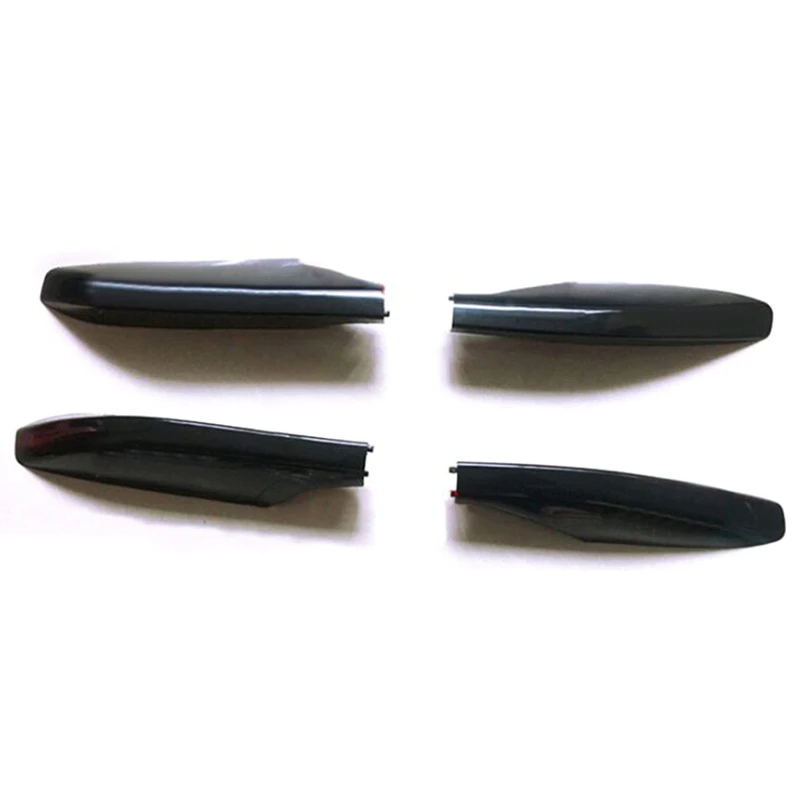 Черный Abs багажник на крышу бар рельс конец Защитная крышка оболочки 4 шт. для Toyota