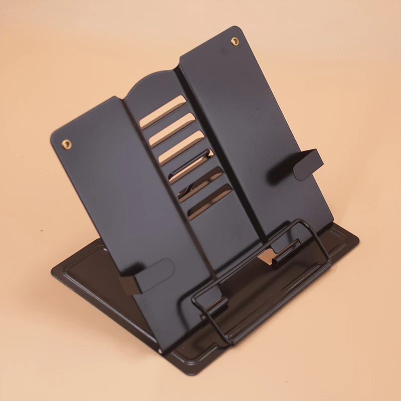 

Adjustable Portable Metal Adjustable Reading Book Holder Support Document Shelf Bookstand Tablet Music Score Recipe Stand