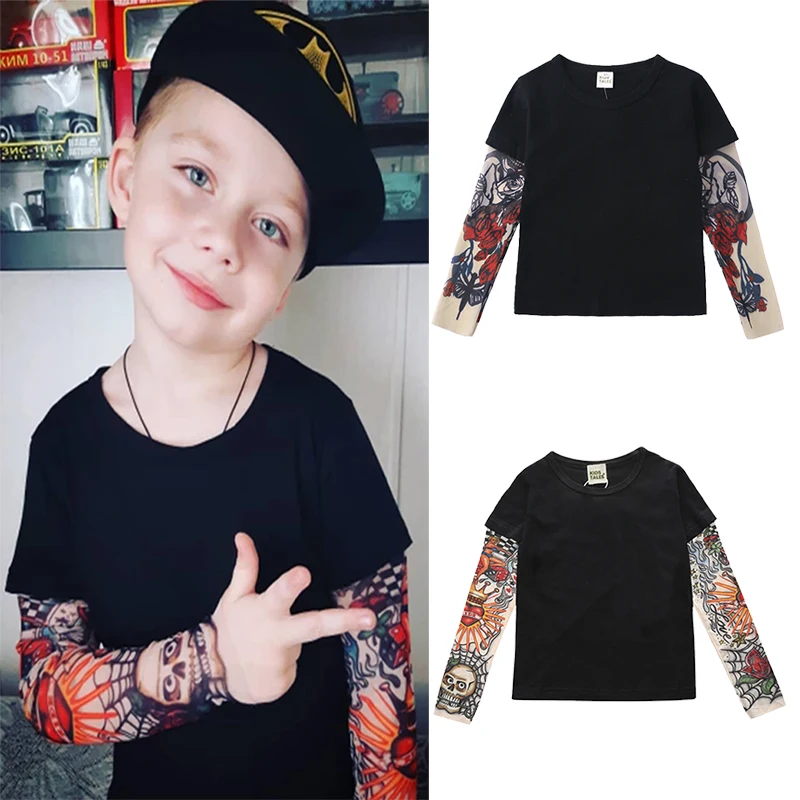 2021 одежда для мальчиков хлопковая футболка с длинным рукавом Детские футболки