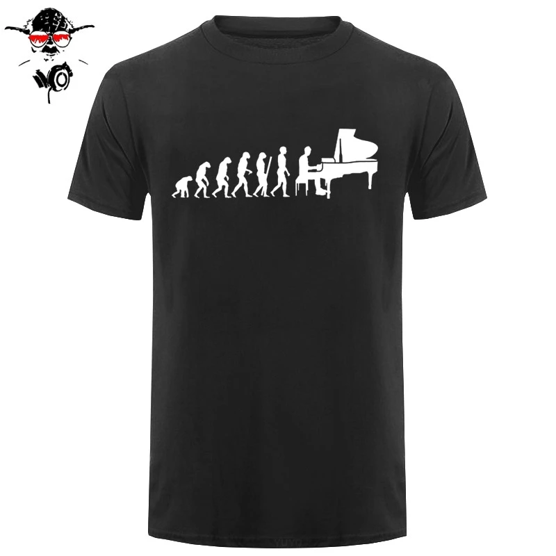 Футболка мужская с изображением пианино и фортепиано | Мужская одежда