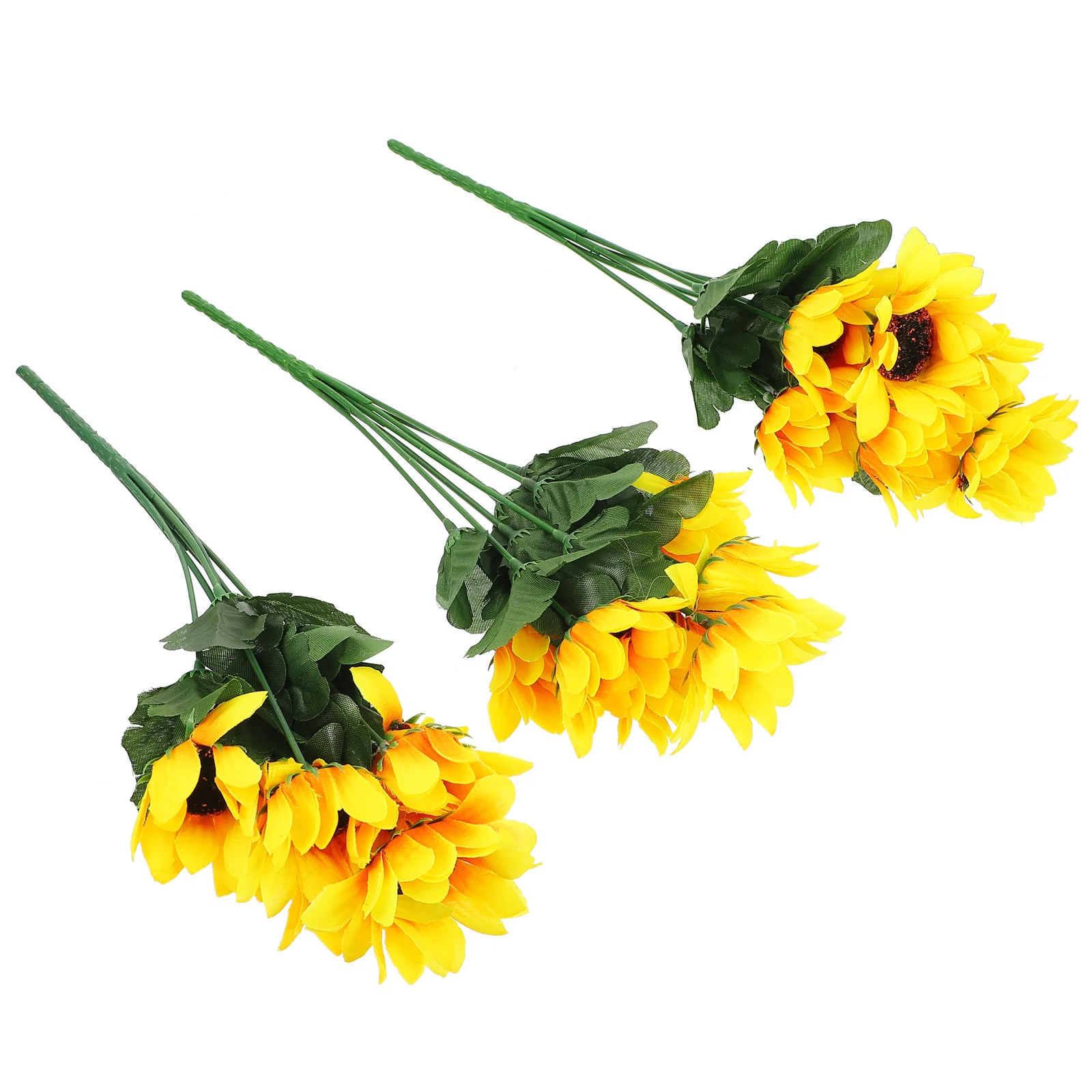 

3 Bunches Creative Sunflower Bouquet Decors Simulation Sunflower Bouquet Decors