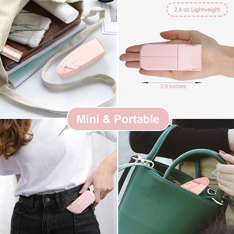 Мини карманный вентилятор USB перезаряжаемые карманные вентиляторы для женщин