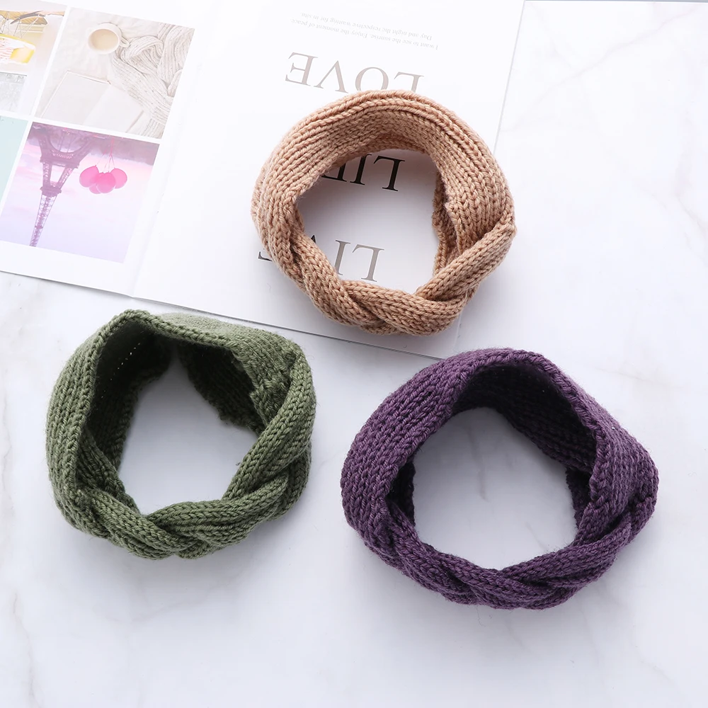 

Knitted Knot Cross Headband for Women Autumn Winter Girls Hair Accessories Headwear Elastic Hair Band Hair Accessories Wide Siz