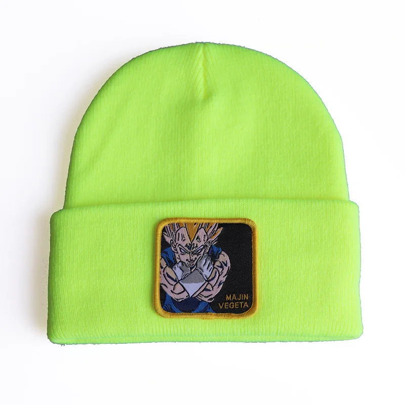 Majin Vegeta Beanies шапка для мужчин женщин Dragon Ball Z вязанная шапка с вышивкой хип хоп шапка