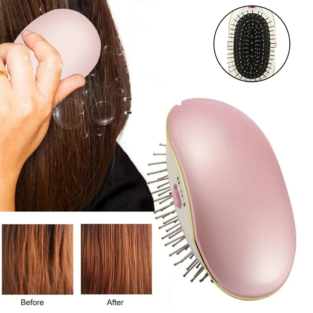 Электрическая ионизированная расческа для волос массажная Антистатическая