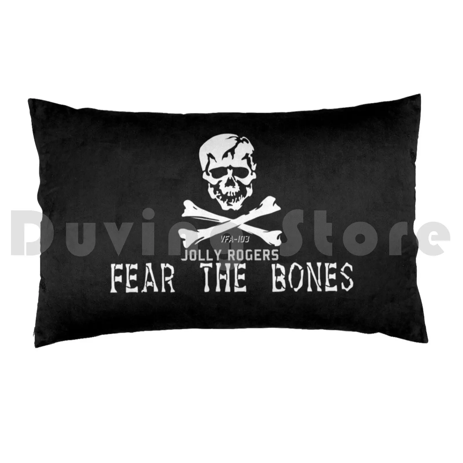 Vfa 103 Jolly Rogers подушка с рисунком в виде костей 35x50 Vfa103 jollyроджерс страшные кости Usnavy