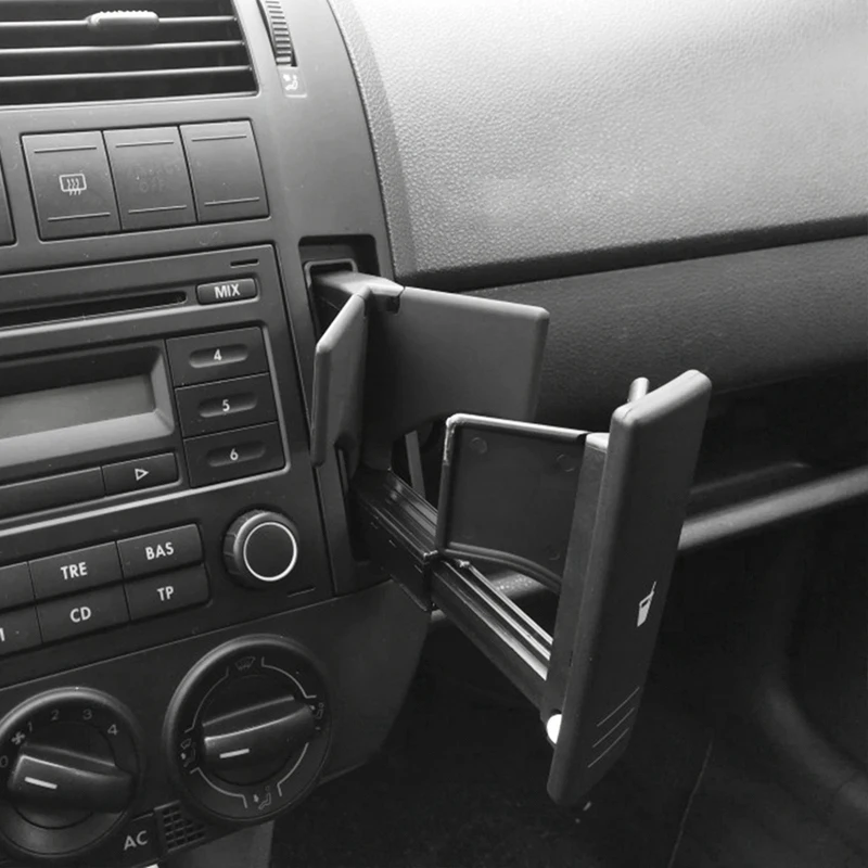 

Car Center Console Cup Holder Card Slot For-Polo 9N 2002 2003 2004 2005 2006 2007 2008 2009 2010 6Q0 858 602