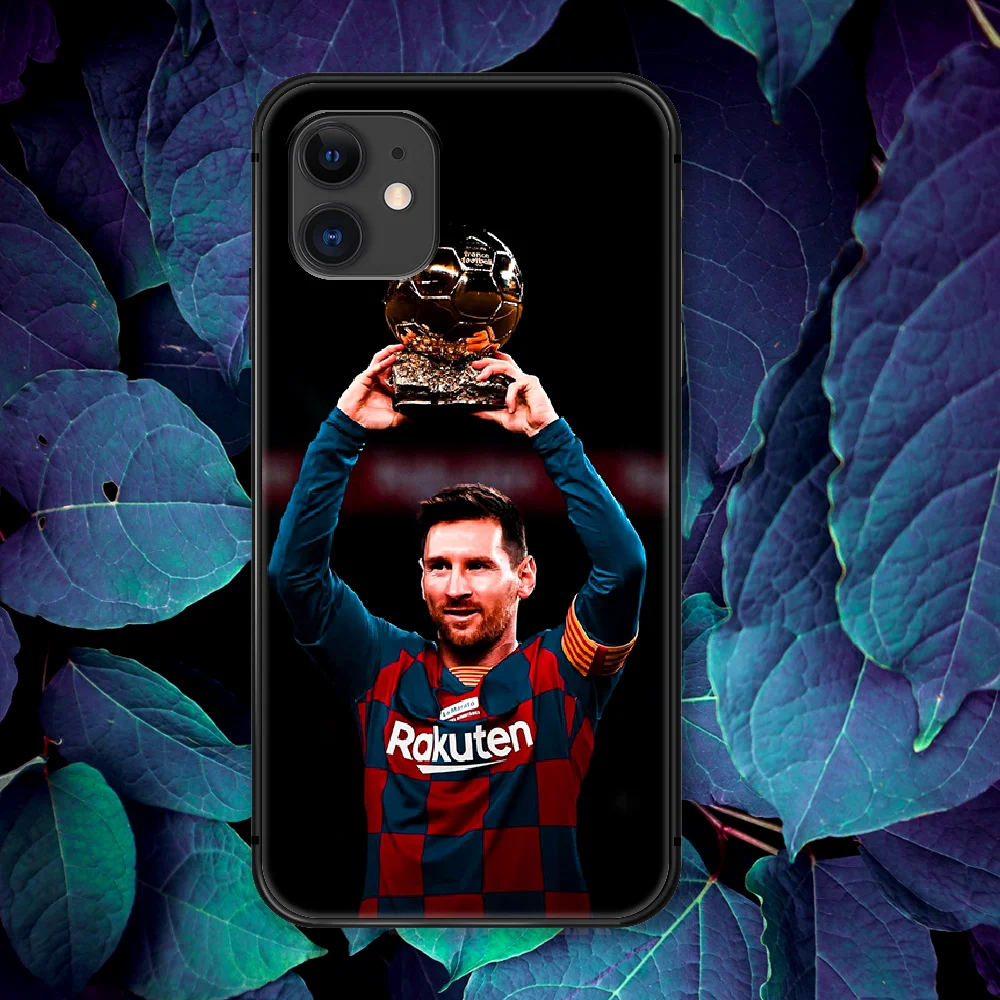 

Lionel Messi Soccer Football 10 Phone Case For IPhone 4 4s 5 5S SE 5C 6 6S 7 8 Plus X XS XR 11 12 Mini Pro Max 2020 black Back