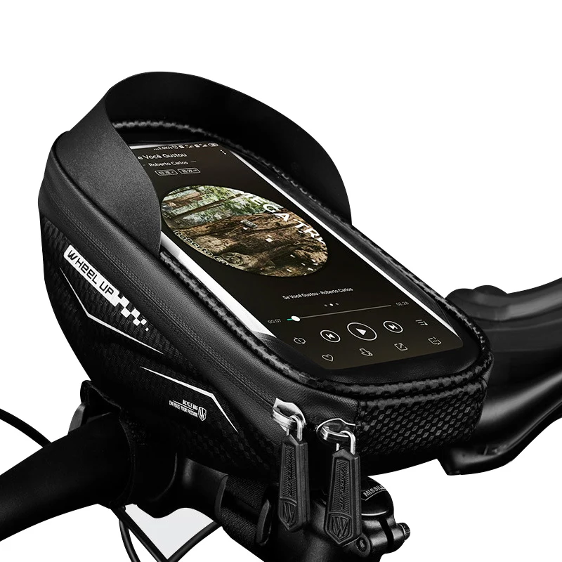 

Bicycle Handle Package Front Bag Hard Shell Touch Screen Waterproof Cycling Phone Bag Bicycle Bag bicycle frame bag Bike bag