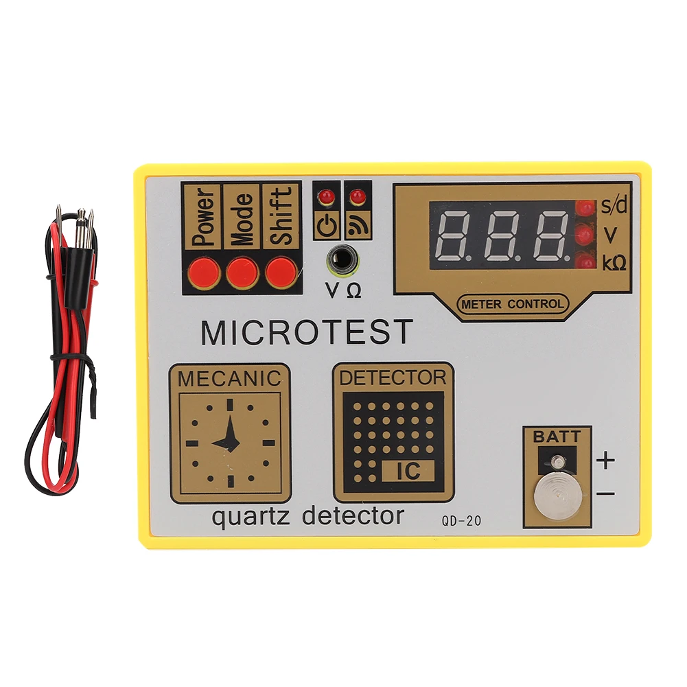 QD-20 Watch Tester Pulse Demagnetization Detector Battery Capacity Quarts Machine Movement Error Measure Tool | Наручные часы