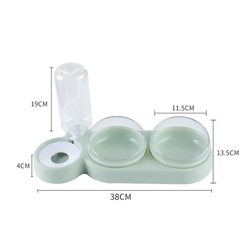 

NEW Double Dogs Cats Bowls With Water Feeder Container For Cats Food Pet Bowls For Dogs Feeder High Quality Pet Products
