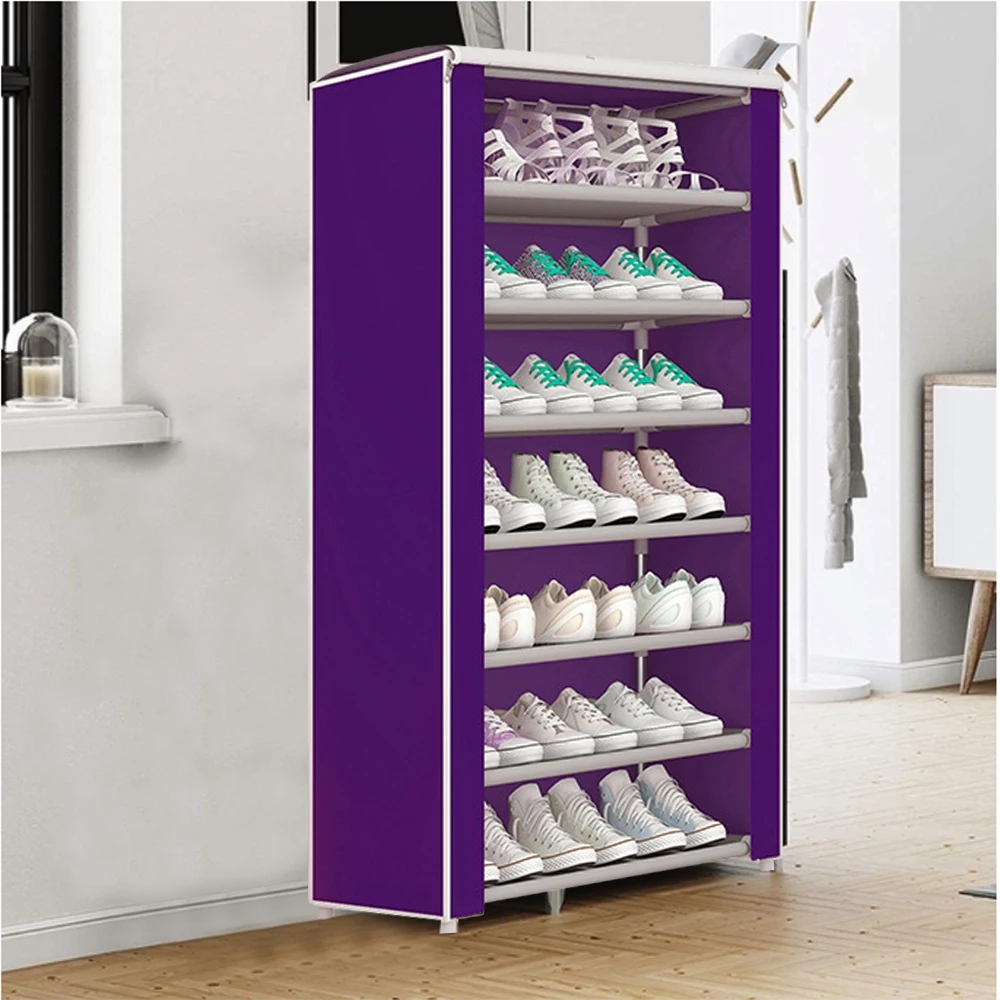 

Assemble Shoe Rack Shoe Shelf Shoe Cabinet Shoes Hanger DIY Slipper Home Organization Closet Storage Practical Creative