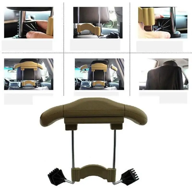 

Universal Car Telescopic Hanger Rack Car Hanger Back Seat Headrest Coat Drying Rack Jacket Suit Machine Drying Rack Car Supplies