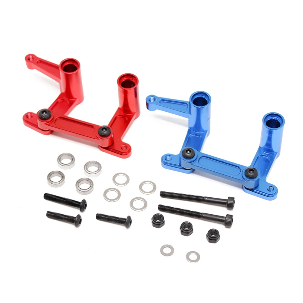 

Aluminum Alloy Steering Bellcrank Set for 1/10 Electric Traxxas Slash / Rustler / Bandit CNC RC Car Upgrade Accessories Spare