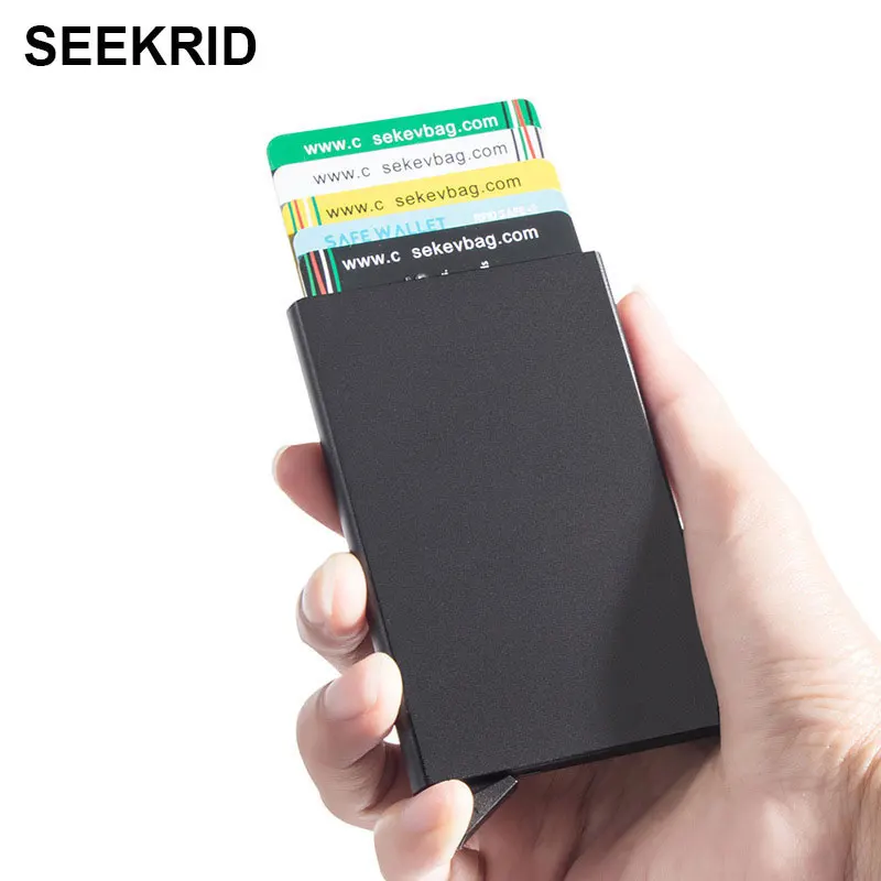 SEEKRID автоматический Алюминий Cardprotector кредитной держатель для карт сплав ID