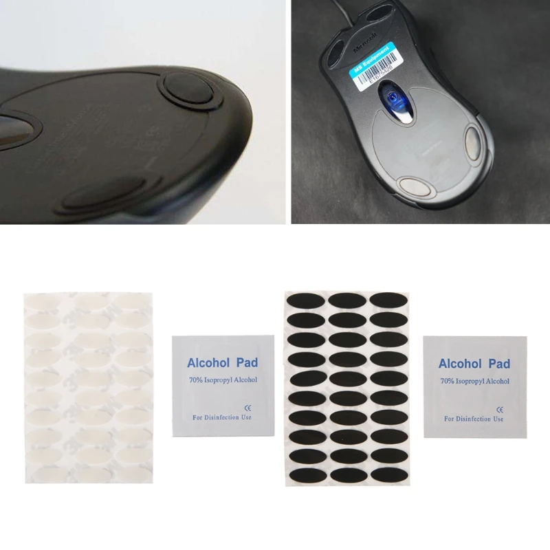 

30 Pieces 0.6mm Thickness Mouse Feet Mouse Skates For Microsoft IE3.0 IO1.1 77UB