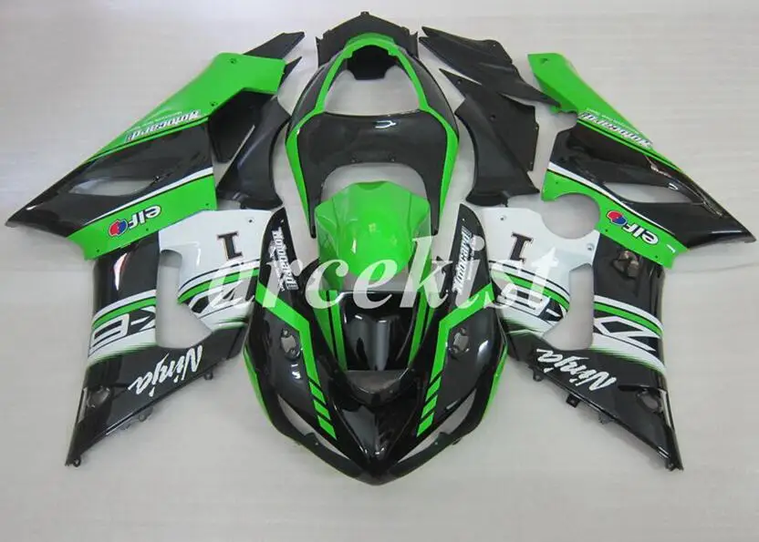 Комплект обтекателей для мотоцикла 4 подарка полный комплект Kawasaki Ninja ZX-6R 2005 2006 05 06