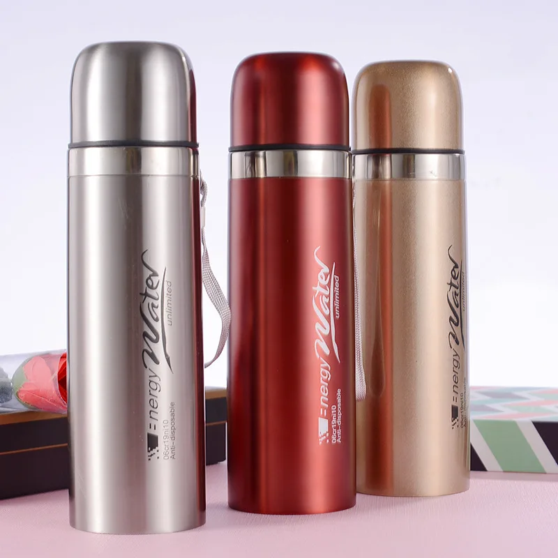 Изолированная чашка 1000 мл Термокружка большой емкости из нержавеющей стали