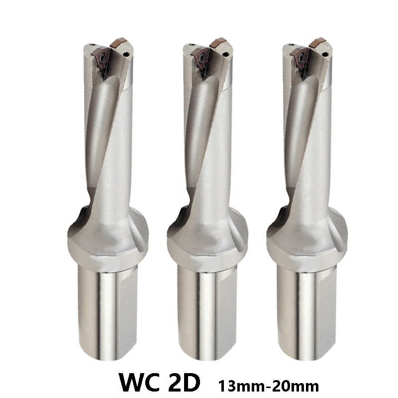 

Factory Outlet 2D WC Type U Drill Indexable Drill Bit use Carbide Inserts WCMT hexagonal inserts DTH drill CNC High Quality WC03