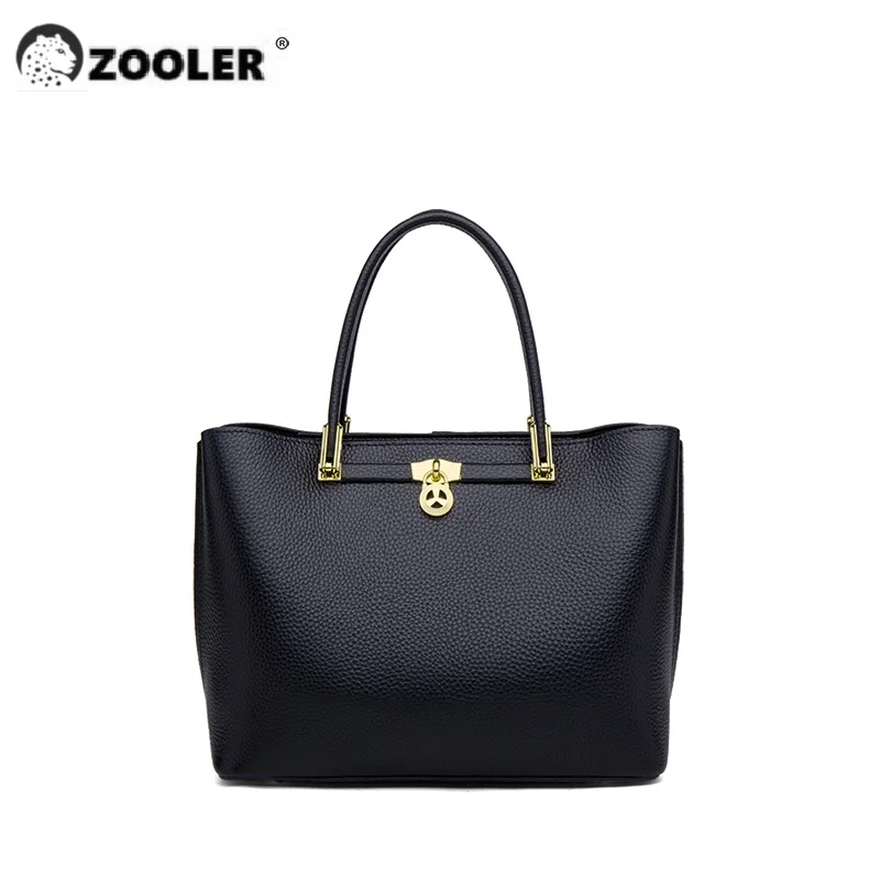 

Limited ZOOLER Genuine Leather tote bag High Quality luxry woman bag Large Capacity Cow Handbags Business bolsa feminina #sc1018