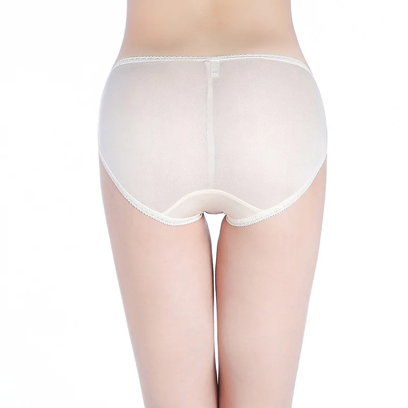 Birdsky 3pcs 100% natural mulberry silk women briefs panties underwear quick dry soft thin low waist 12 colors. OR-02 | Женская одежда