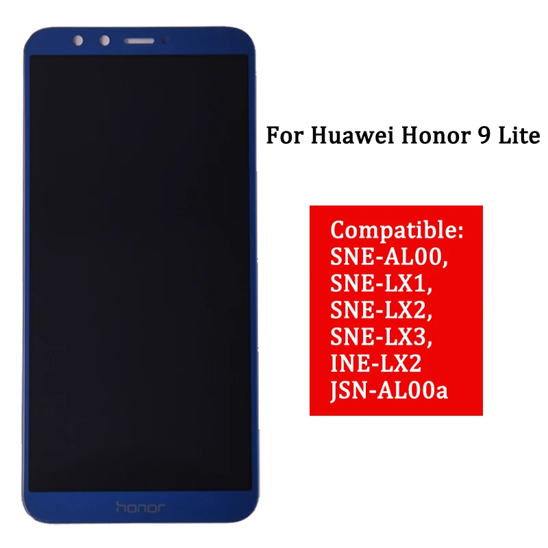 5 65 ''ЖК дисплей для Huawei Honor 9 lite ЖК с сенсорным экраном Lite рамкой изготовленной в