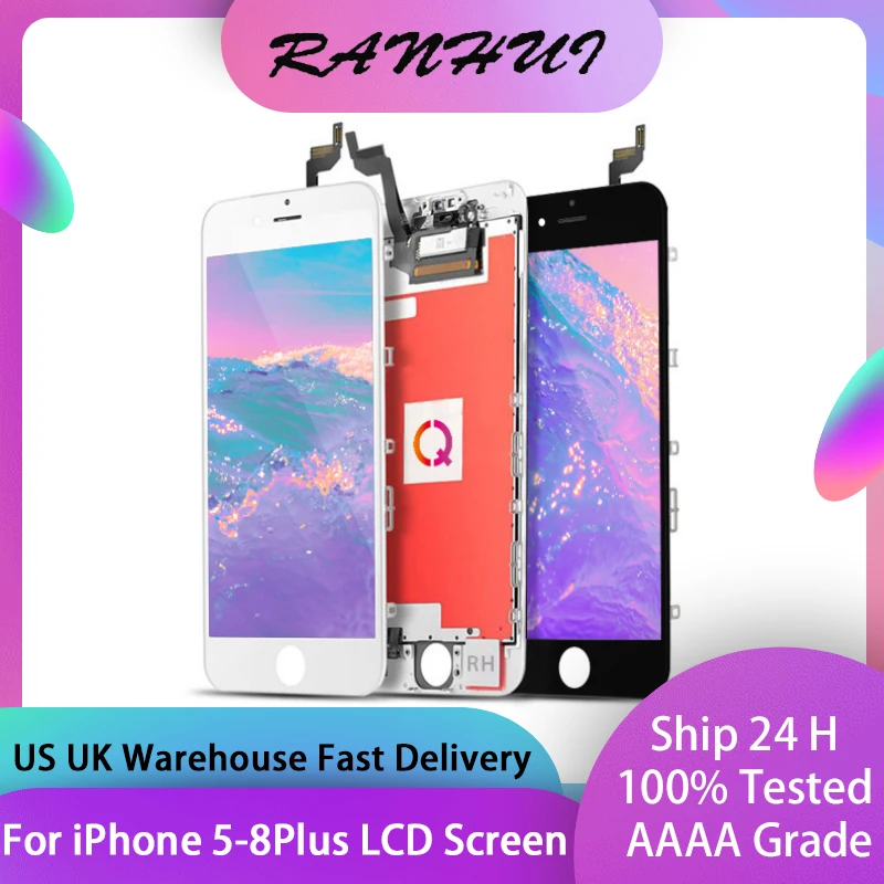 ЖК дисплей AAAA +++ для iPhone 6 6S 7 Plus 8 8Plus с 3D сенсорным экраном Замена 4S 5 5S 5C 6P 6SP без