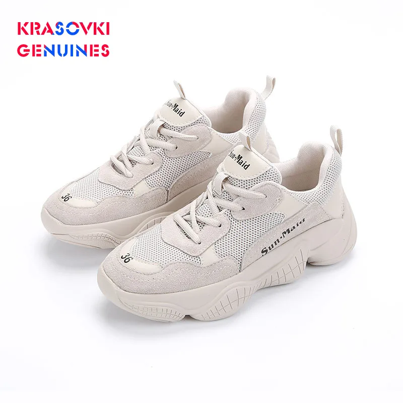 Krasovki Genuines/женские кроссовки для отдыха с круглым носком Прямая поставка сезон